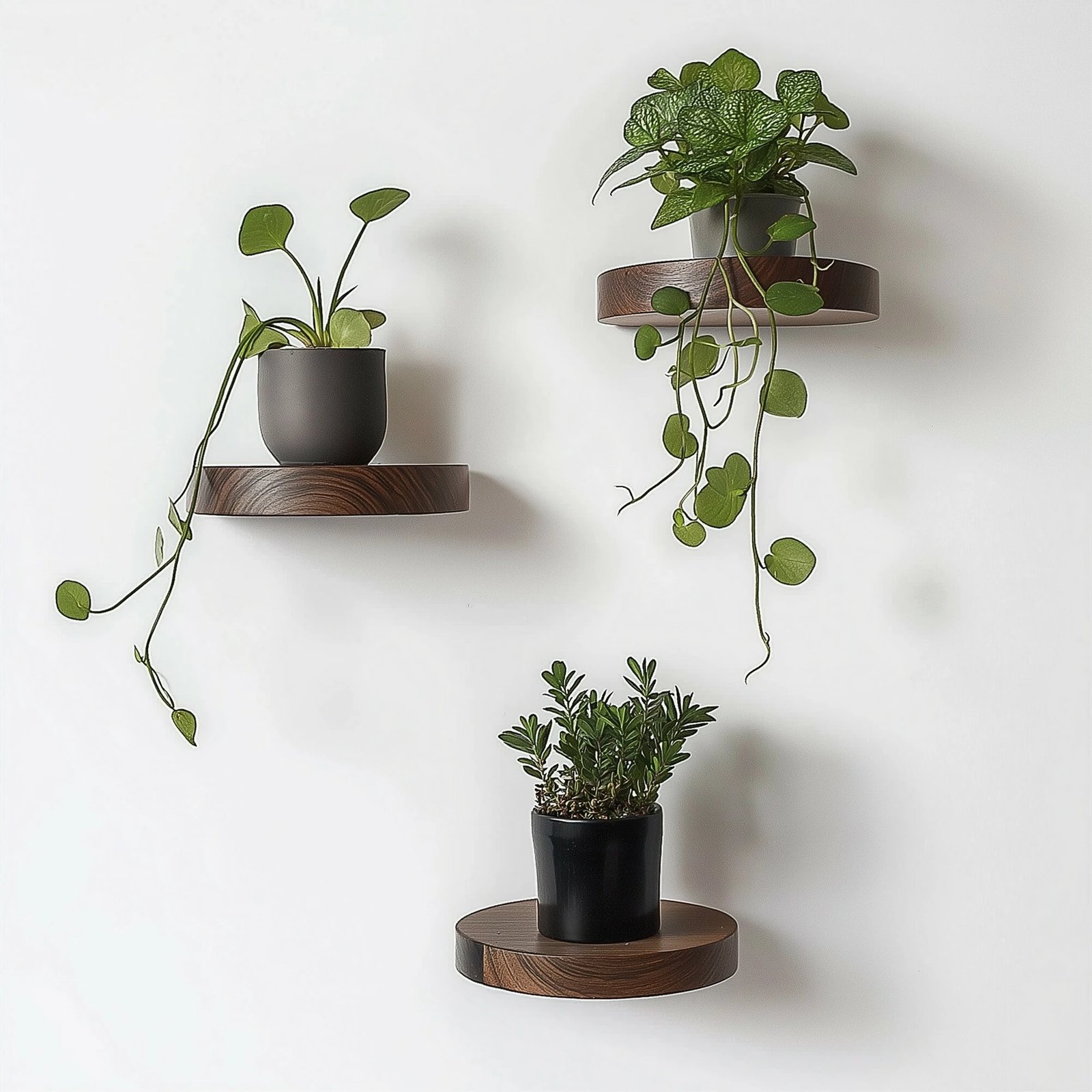 Set rafesh dekorativ prej druri, Hanah Home, Raf283