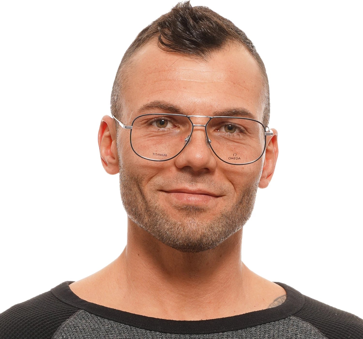 Syze optike për meshkuj Omega, të hirta