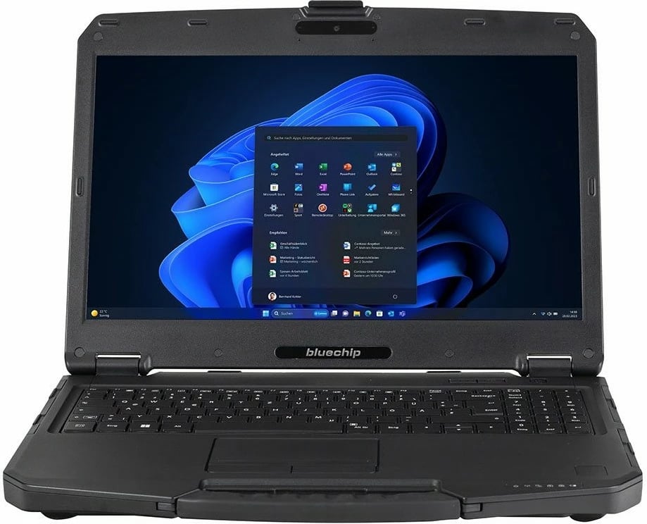 Kompjuter bluechip TRAVELline B15W59, i5-1235U, 16GB, 500GB SSD, Outdoor, Windows 11 Pro