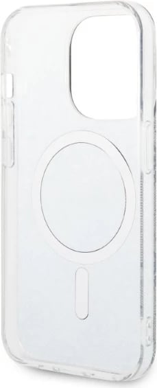 Set mbështjellës Guess GUBPP14LH4EACSB me karikues wireless për iPhone 14 Pro 6.1", blu