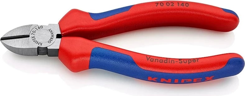 KNIPEX Kërcyes diagonal 70 02 140, 140 mm, i kuq