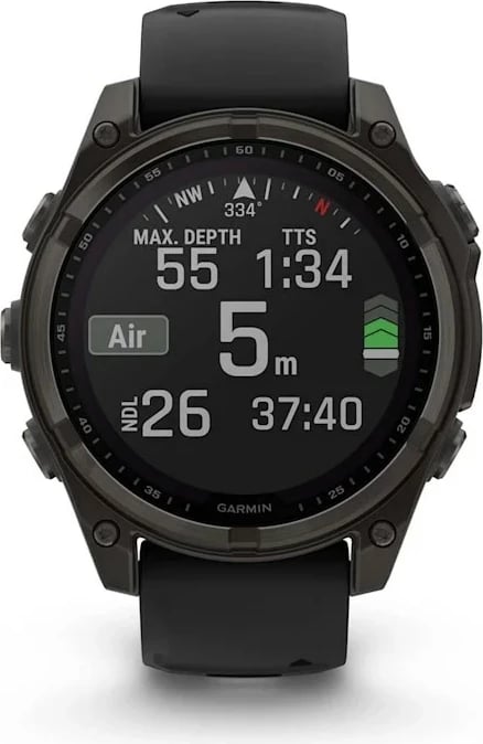 Smartwatch Garmin fenix 8, 51 mm, 32 GB, Titanium, i zi