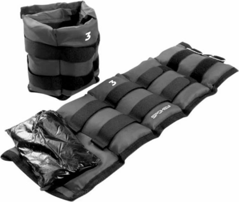 Pesha për krahë dhe këmbë Spokey Form 2x3 kg, gri