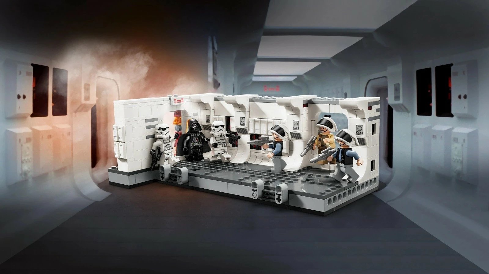 Set LEGO Star Wars Tantive IV Ship Entrance 75387, 502 pjesë, me minifigura, plastikë