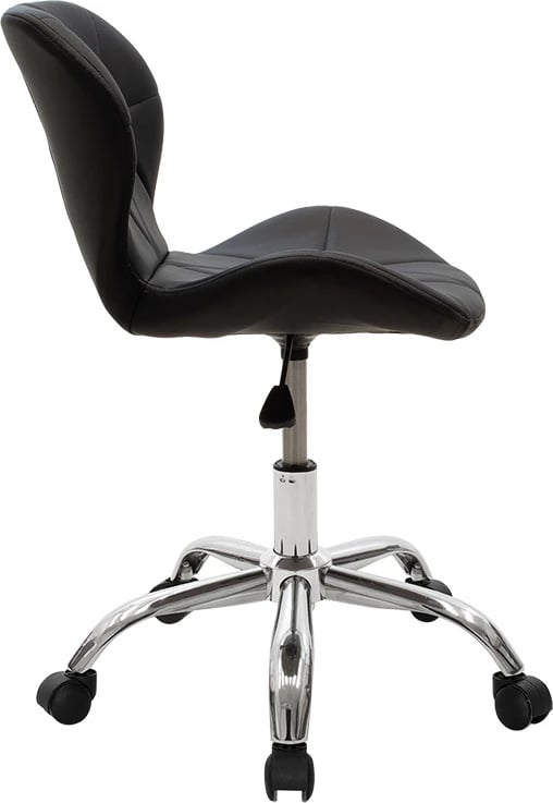 Karrige zyre Frea II, lëkurë PU, ngjyrë e zezë