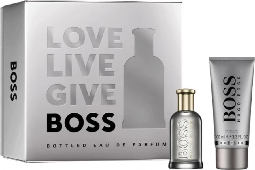 Set Eau de Parfum dhe Shower Gel për meshkuj Hugo Boss Bottled, 50ml + 100ml