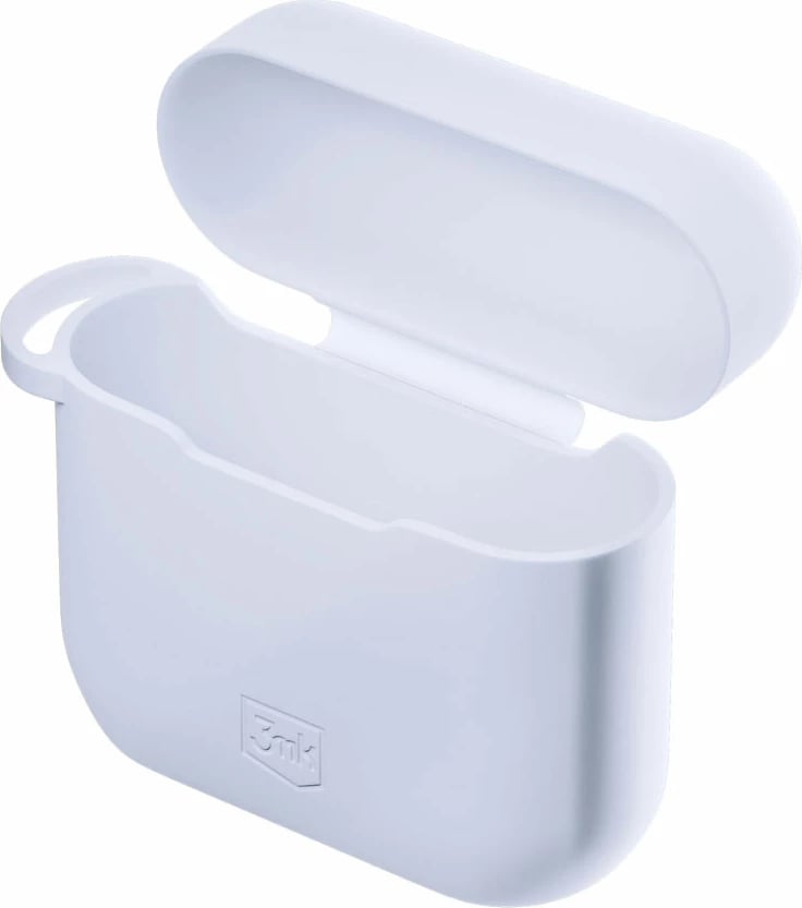 Mbështjellës 3mk për AirPods 3, silikon, i bardhë