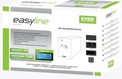 UPS Ever Easyline 1200 AVR USB Line-Interactive, 1.2 kVA, 600W