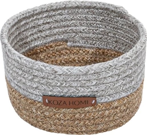 Kuti dekorative, ngjyrë gri, Evila Originals, 15x50cm