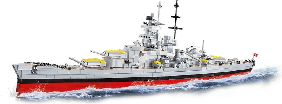 Set ndërtimi Cobi Klocki Battleship Gneisenau, 2417 pjesë, Historical Collection, gri/e kuqe Set ndërtimi Cobi Klocki Battleship Gneisenau, 2417 pjesë, Historical Collection, gri/e kuqe