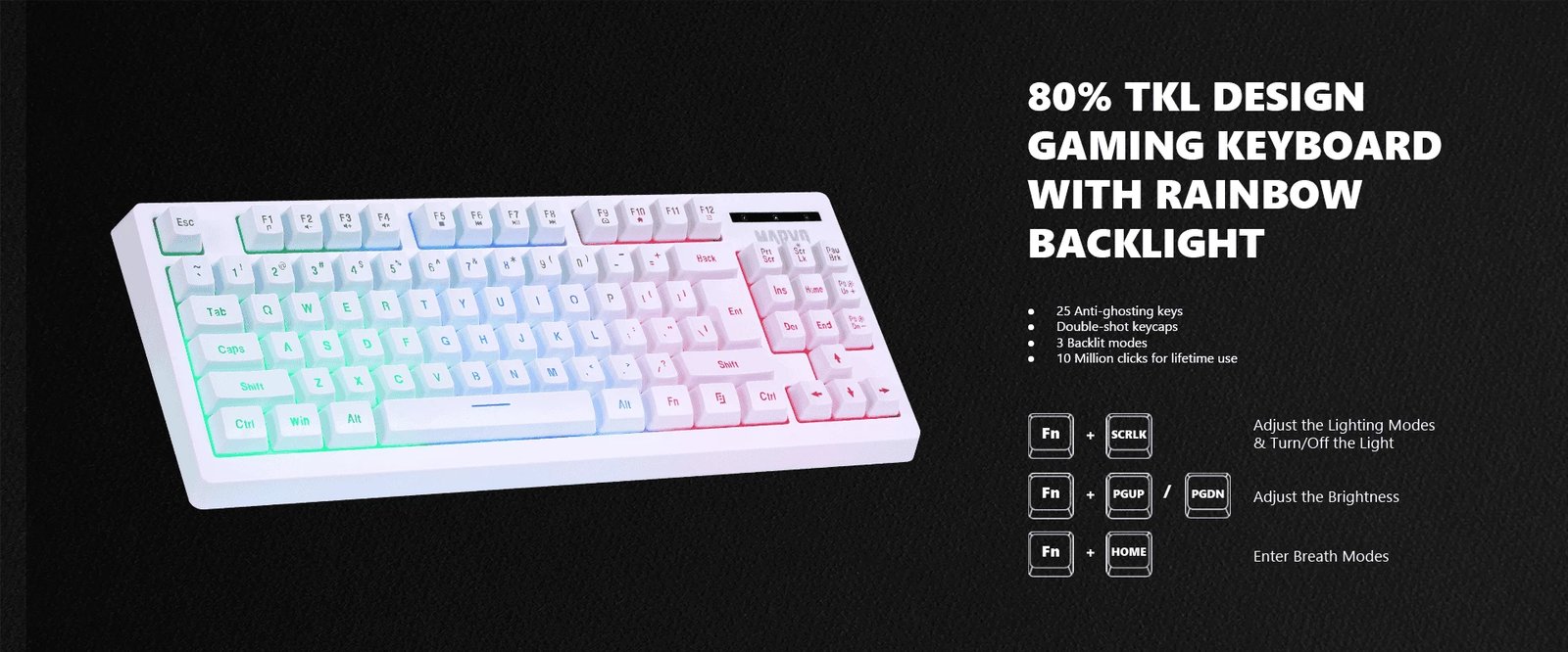 Set 3 në 1 MARVO CM310 WH EN