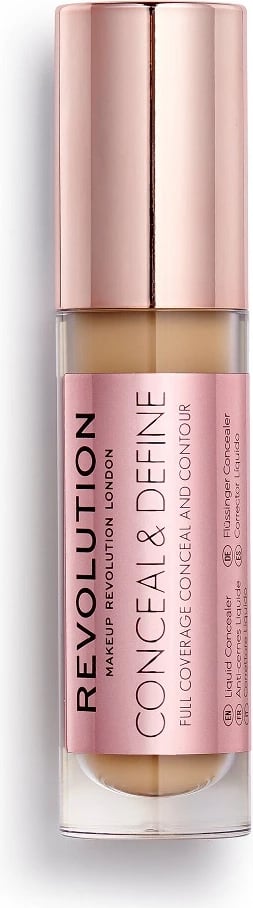 Korektor fytyre për femra Makeup Revolution Conceal & Define C10, 3.4ml