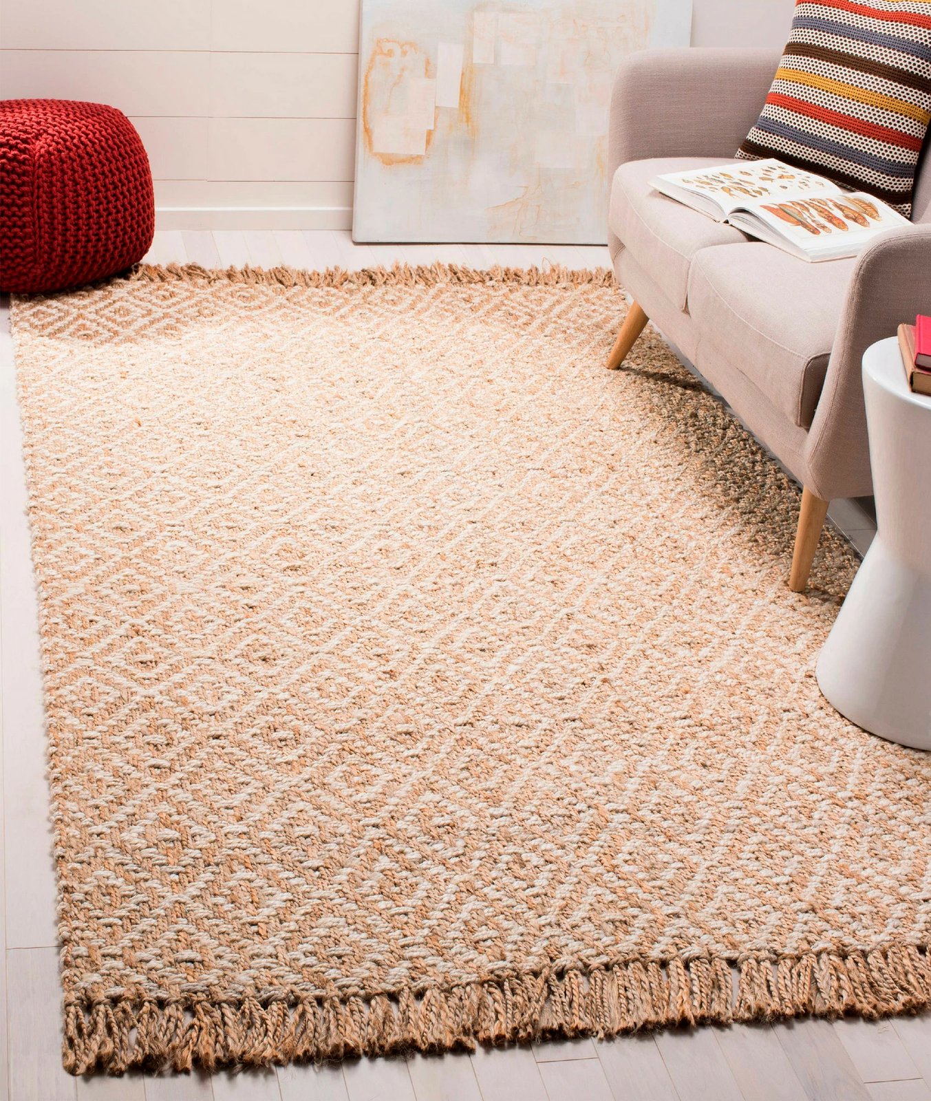 Qilim natyral prej jute, 200x290cm, Conceptum Hypnose, 00017A