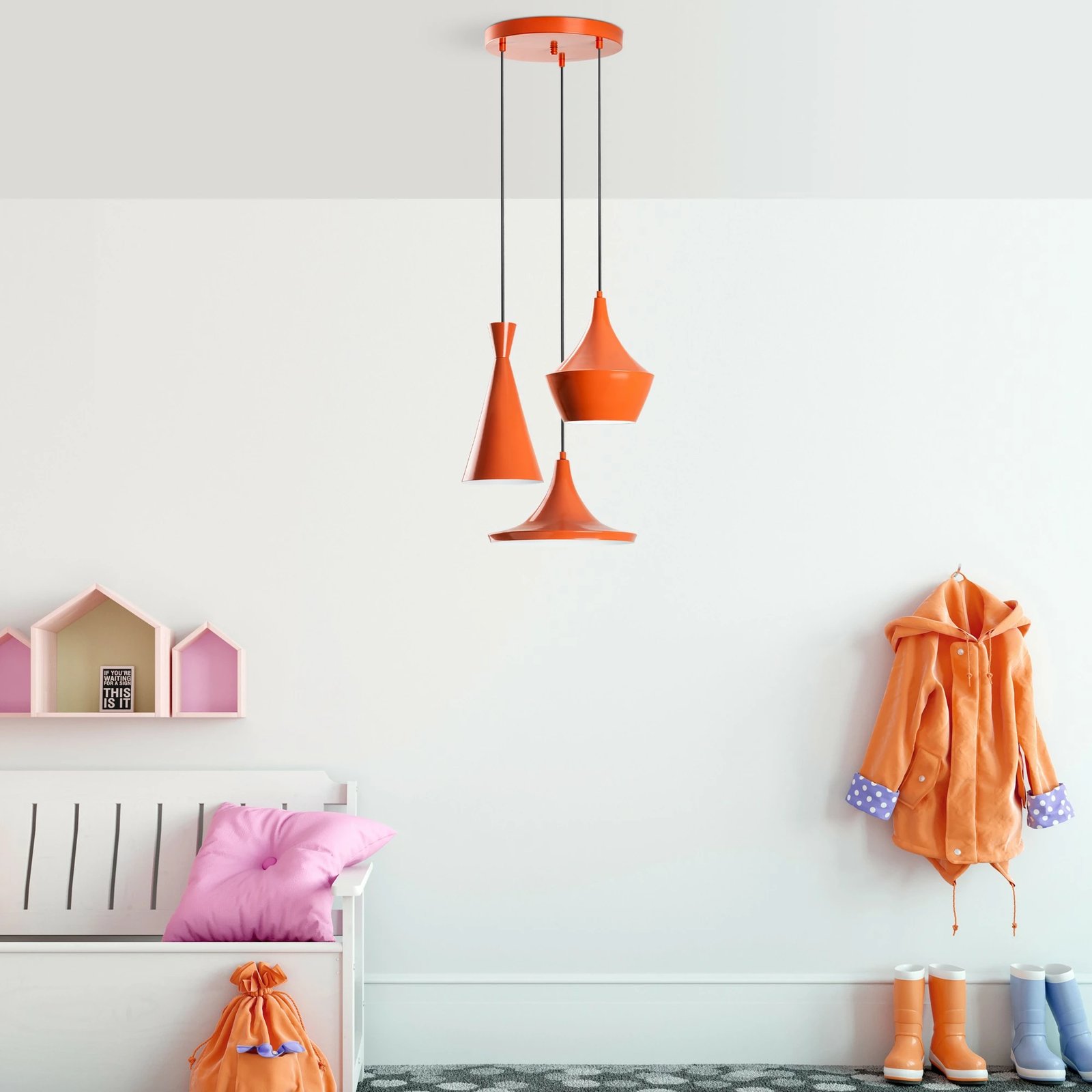 Llambë tavani Opviq Tom - 3556, portokalli