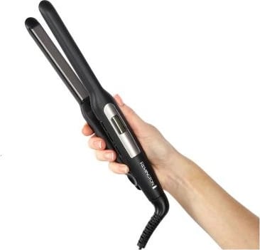 Drejtues flokësh, Remington, S5515, pllaka ekstra të ngushta, 9 nivele 150-230°C, ngrohje 15s, e zezë