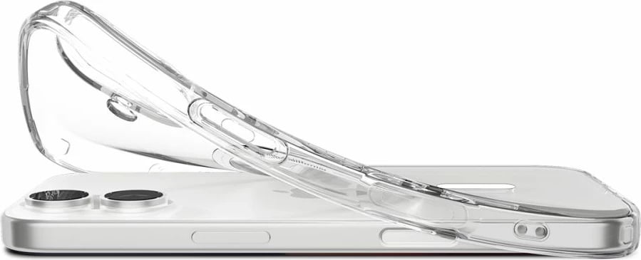 Mbështjellës Spigen Liquid Crystal MagSafe për iPhone 17, Transparent dhe Bardhë