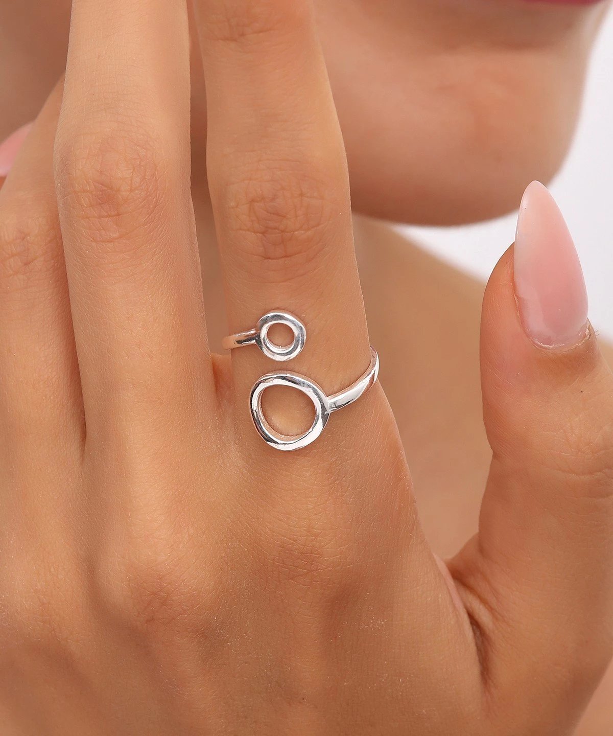 Unazë argjendi Jumeon, ngjyrë argjendi, AOYZ85