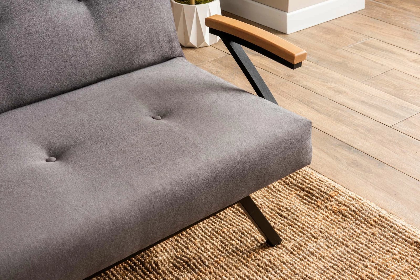 Divan-krevat 3 vende, Atelier del Sofa, Zven, ngjyrë gri