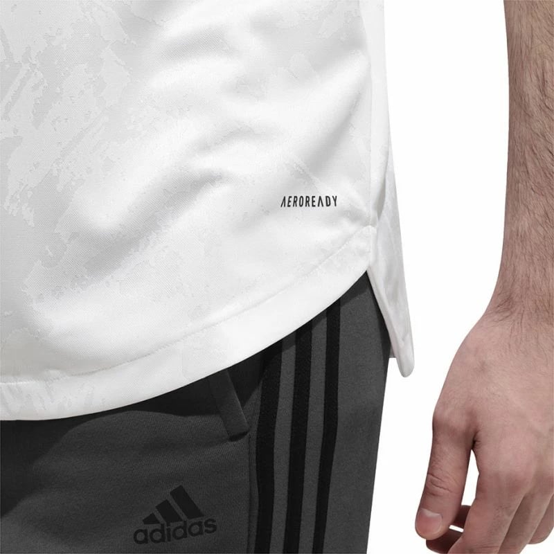 Maicë adidas për meshkuj, e bardhë