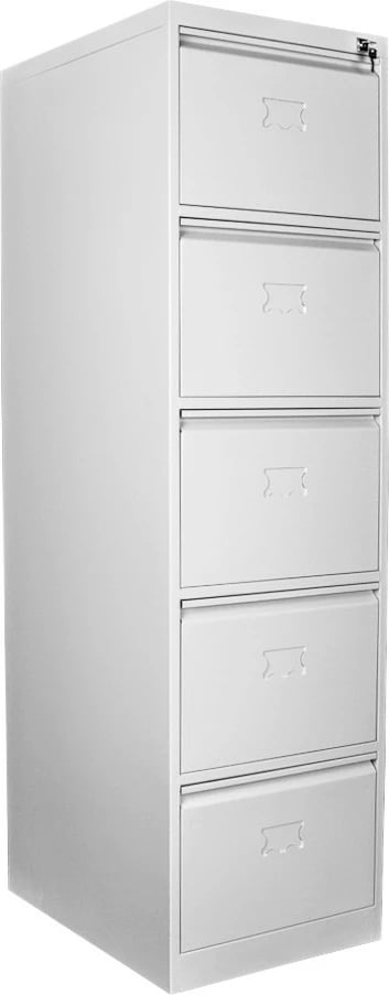 Dollap metalik me 5 sirtarë, ngjyrë gri e çelët, Skye Decor, Js1023