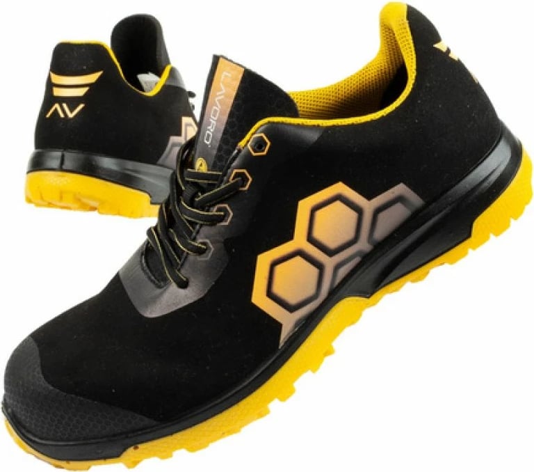 Këpucë për meshkuj Lavoro, Lynx Yellow M 1257.55, të zeza