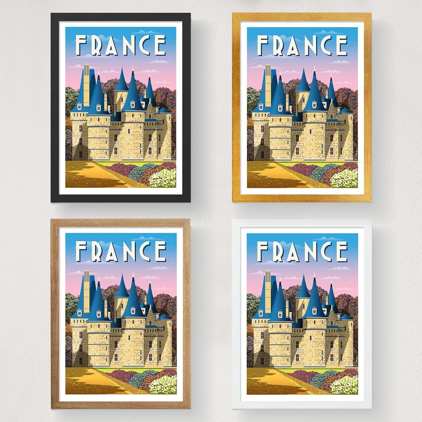 Poster A4 Wallity, Francë - 1971