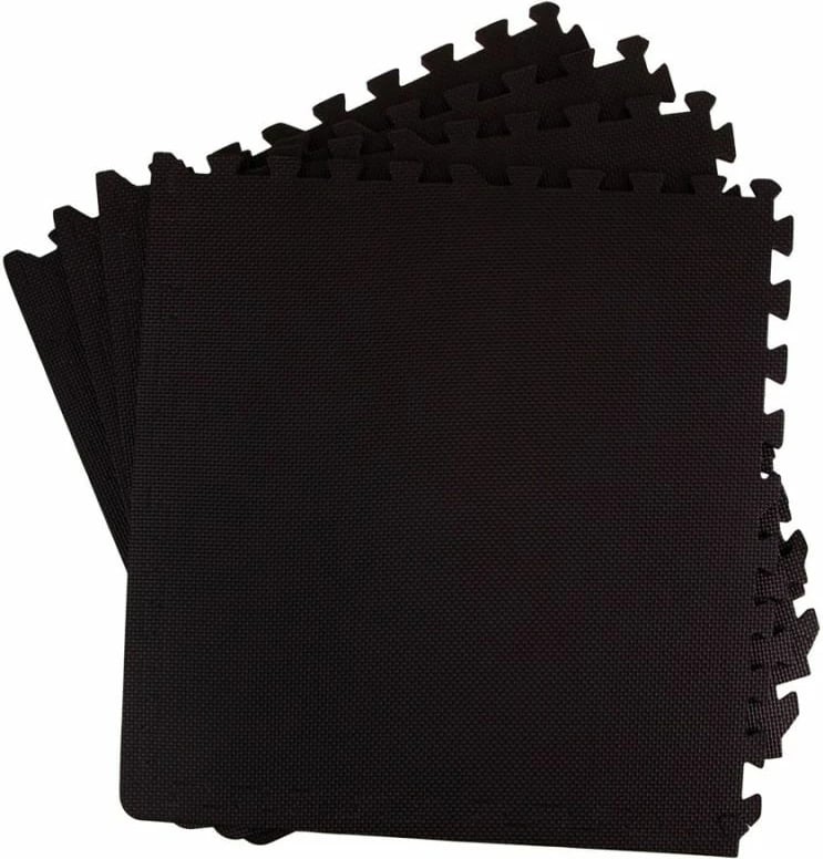 Tapet puzzle për ushtrime EB FIT, i zi