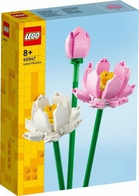 set blloqe, LEGO, Botanicals Display Slim DISPL/BOTXL, paketë ekspozuese me lule (Roses 40460, Sunflowers 40524, Lotus Flowers 40647, Cherry Blossoms 40725, Daffodils 40747)