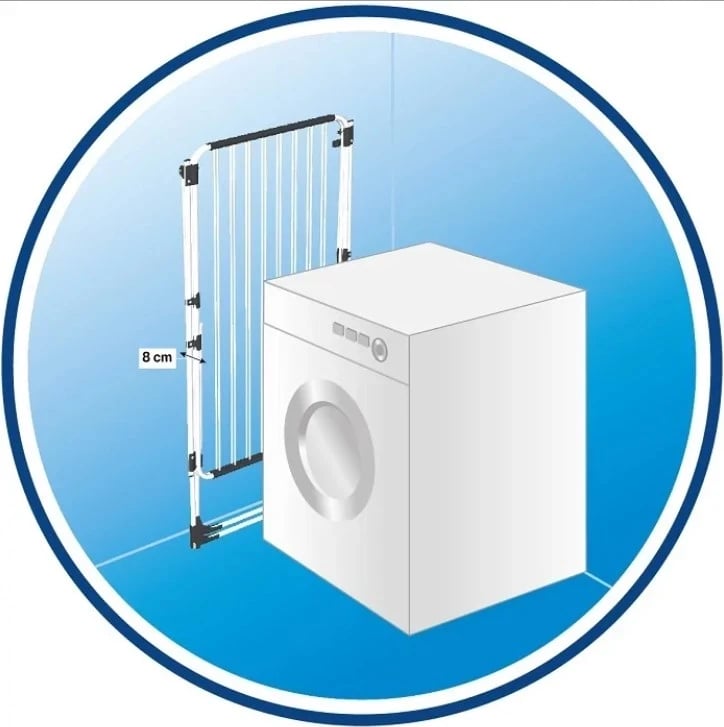 Tharëse për rroba Vileda Doble, e bardhë