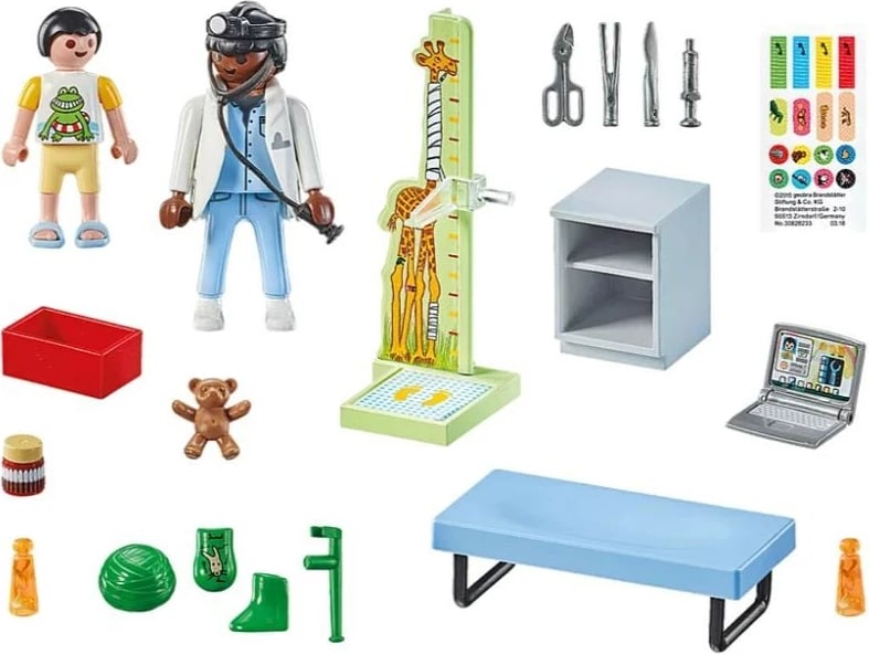 Set lodrash Playmobil Action Heroes 71619, doktor me arush lodër, 28 pjesë