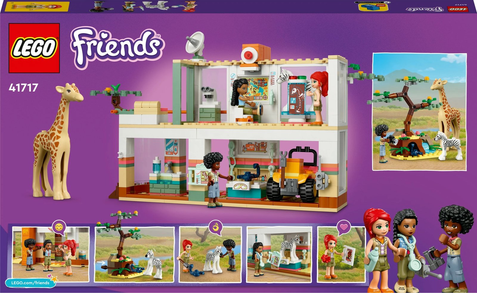 Set ndërtimi LEGO Friends Mia's Wildlife Rescue, 430 pjesë, shumëngjyrësh