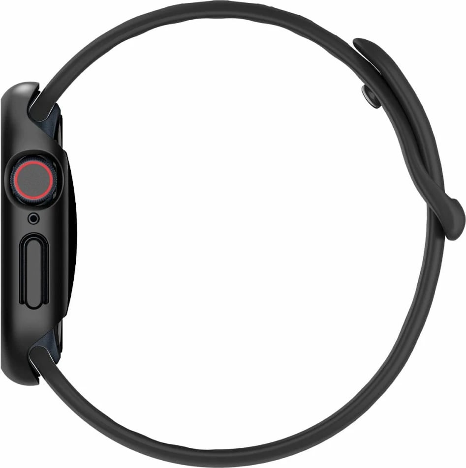 Mbështjellës Spigen Thin Fit për Apple Watch 10, 46mm, Zi