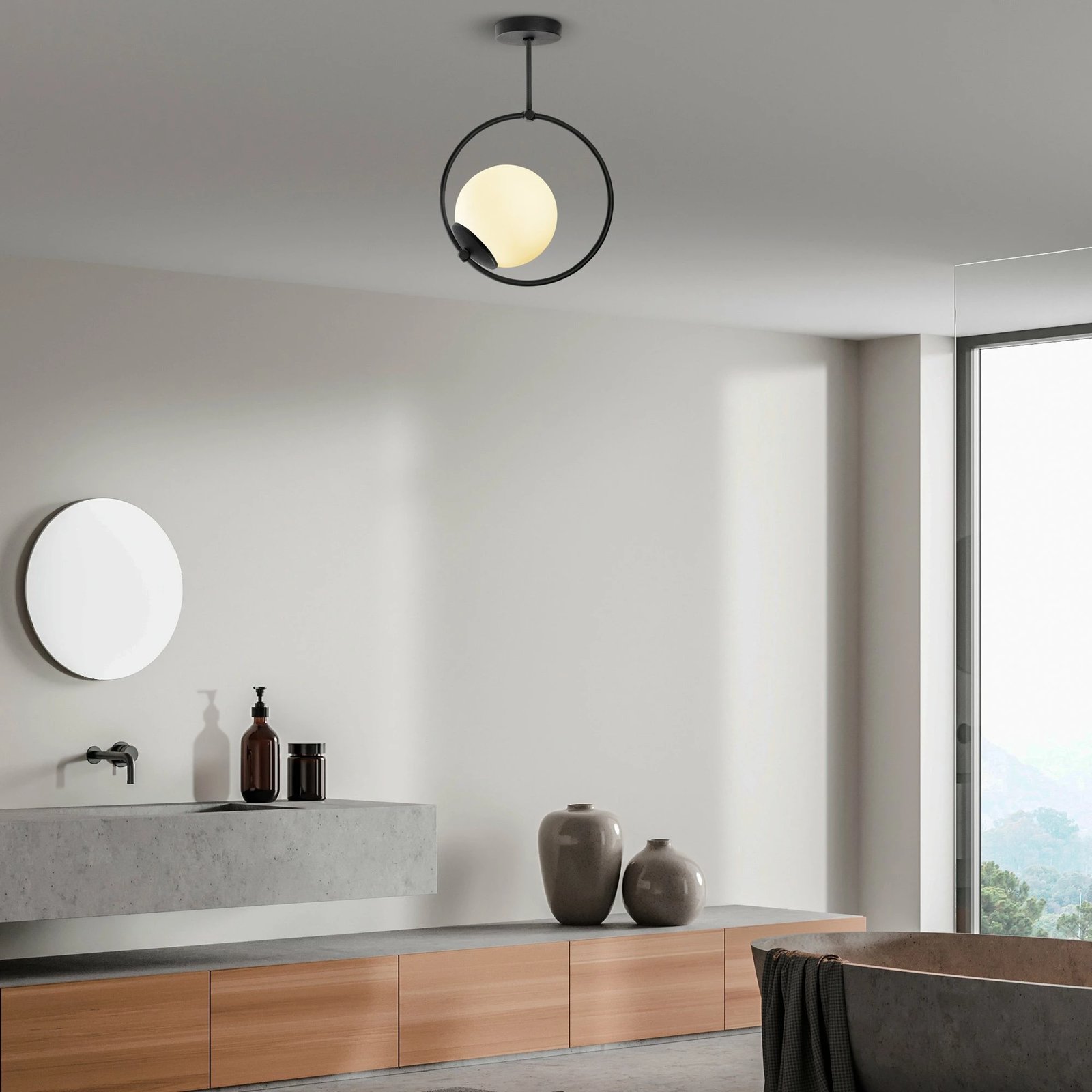 Llambë tavani Opviq, GMN-000013, e zezë