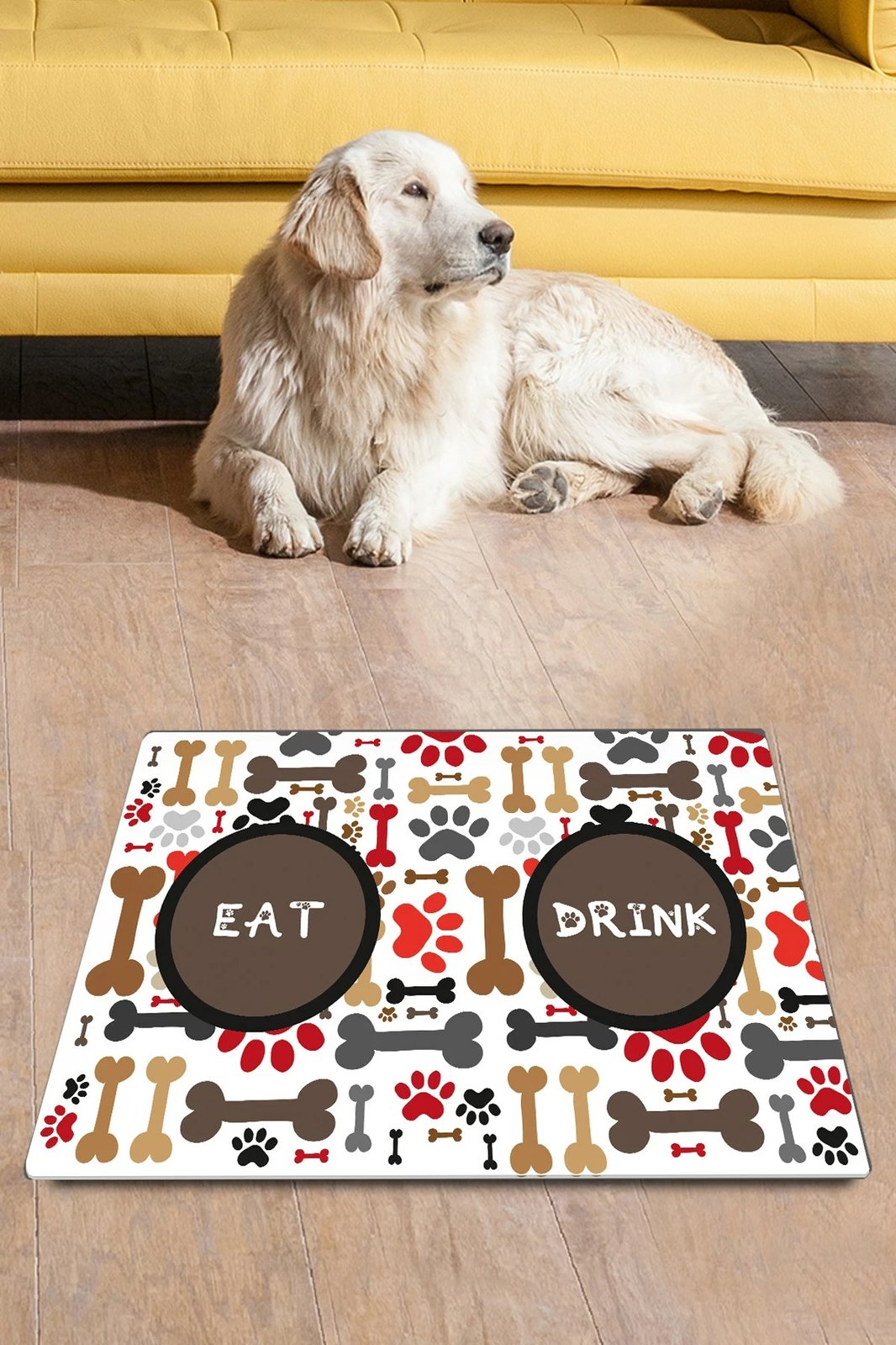 Tapet për mace ose qen, shumëngjyrësh, Paws & Whiskers, 40x60cm