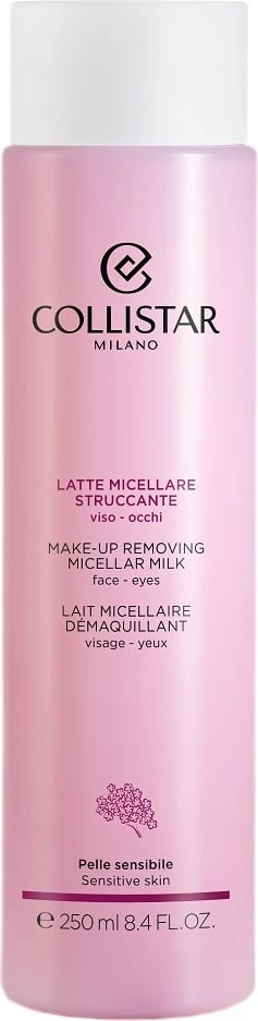 Qumësht micelar për largim të make-up-it Collistar për femra 250ml