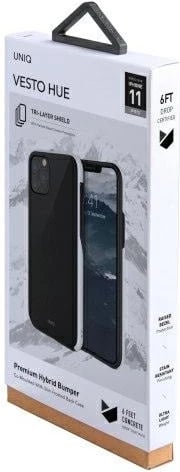 Mbështjellës UNIQ Vesto Hue për iPhone 11 Pro, zi dhe bardhë