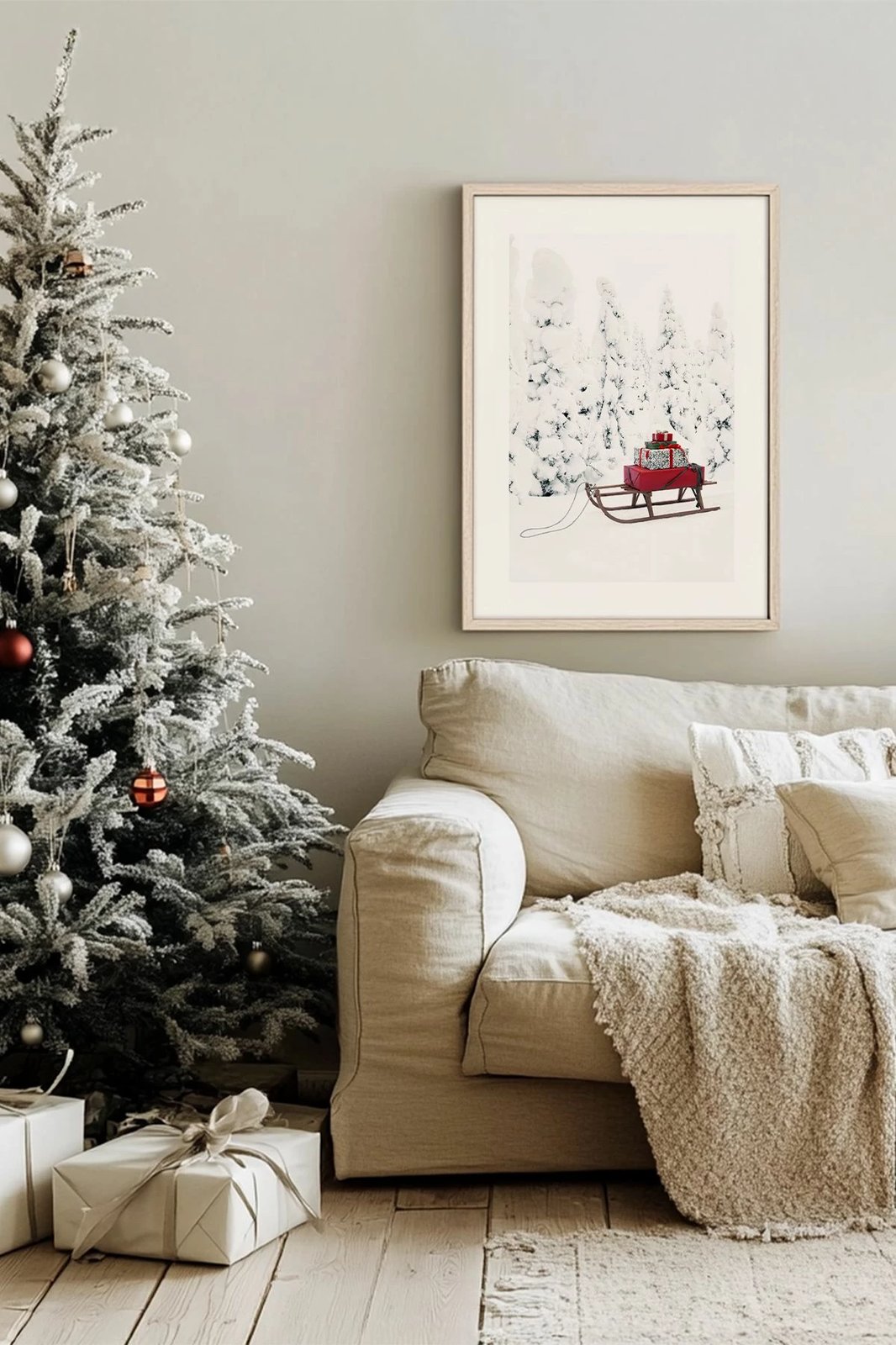 Pikturë dekorative me kornizë, Wallity, shumëngjyrëshe, Nwyearsngmdl72, 33x48cm