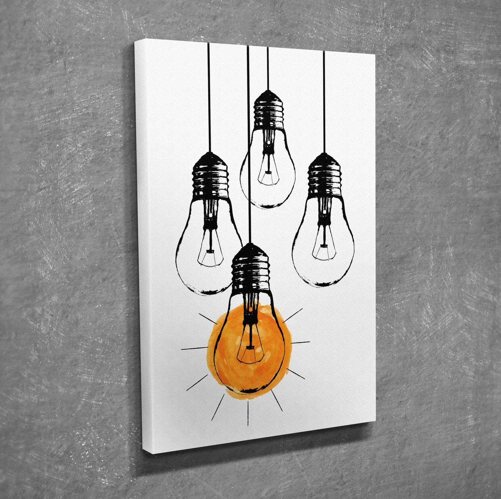 Pikturë dekorative në kanavacë Wallity, DC395, shumëngjyrëshe, 30x40cm