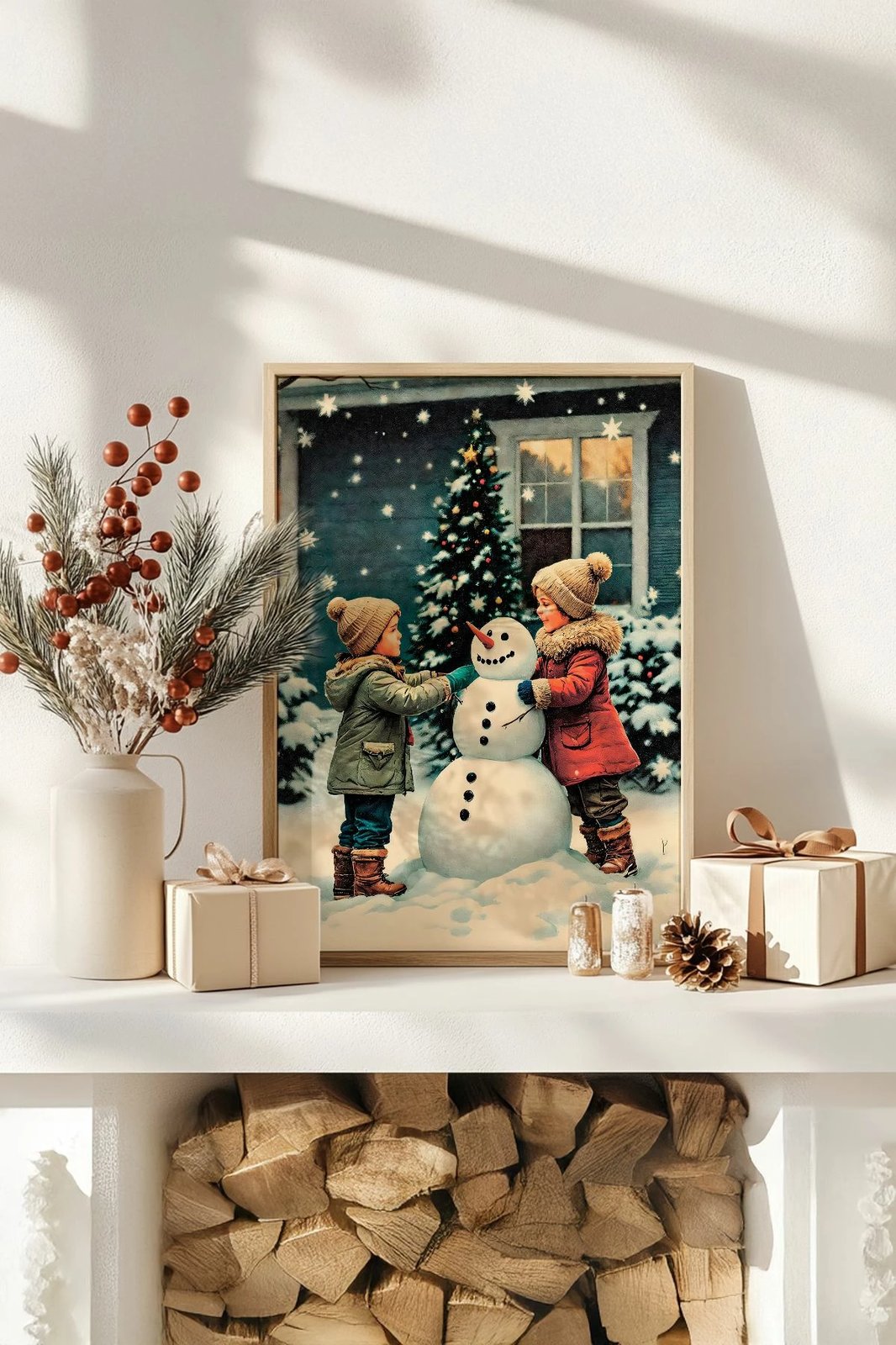 Pikturë dekorative me kornizë, Wallity, Nwyearsngmdl2