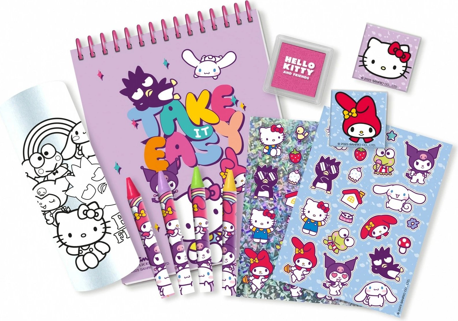 Set kreativ Hello Kitty Kids Euroswan HK50187 me kuti 3D dhe aksesorë