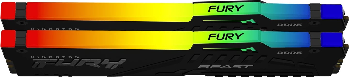 RAM Memorie Kingston Technology FURY RGB, 64GB DDR5, CL36 (2x32GB) RAM Memorie Kingston Technology FURY RGB, 64GB DDR5, CL36 (2x32GB)