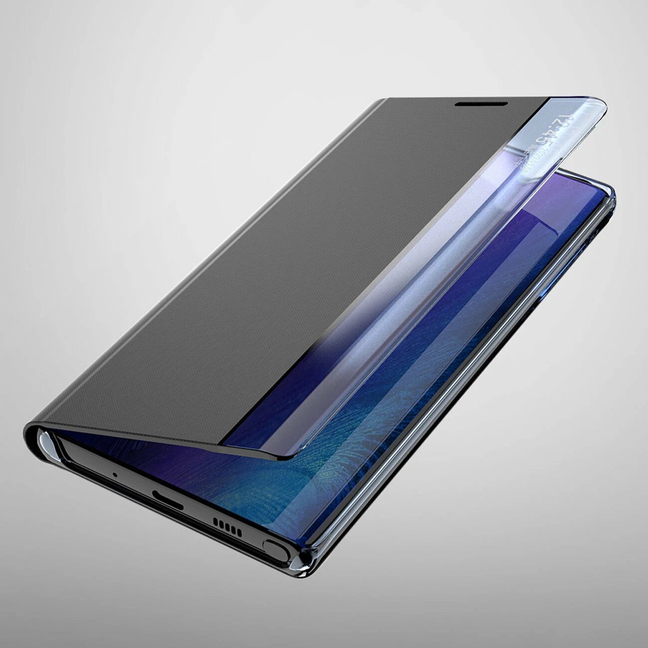 Mbështjellës Hurtel Sleep View për Xiaomi POCO C65/Redmi 13C, zi