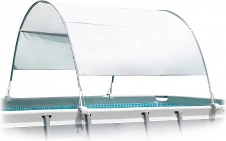 Mbulesë pishine Intex 28054, plastike, e bardhë