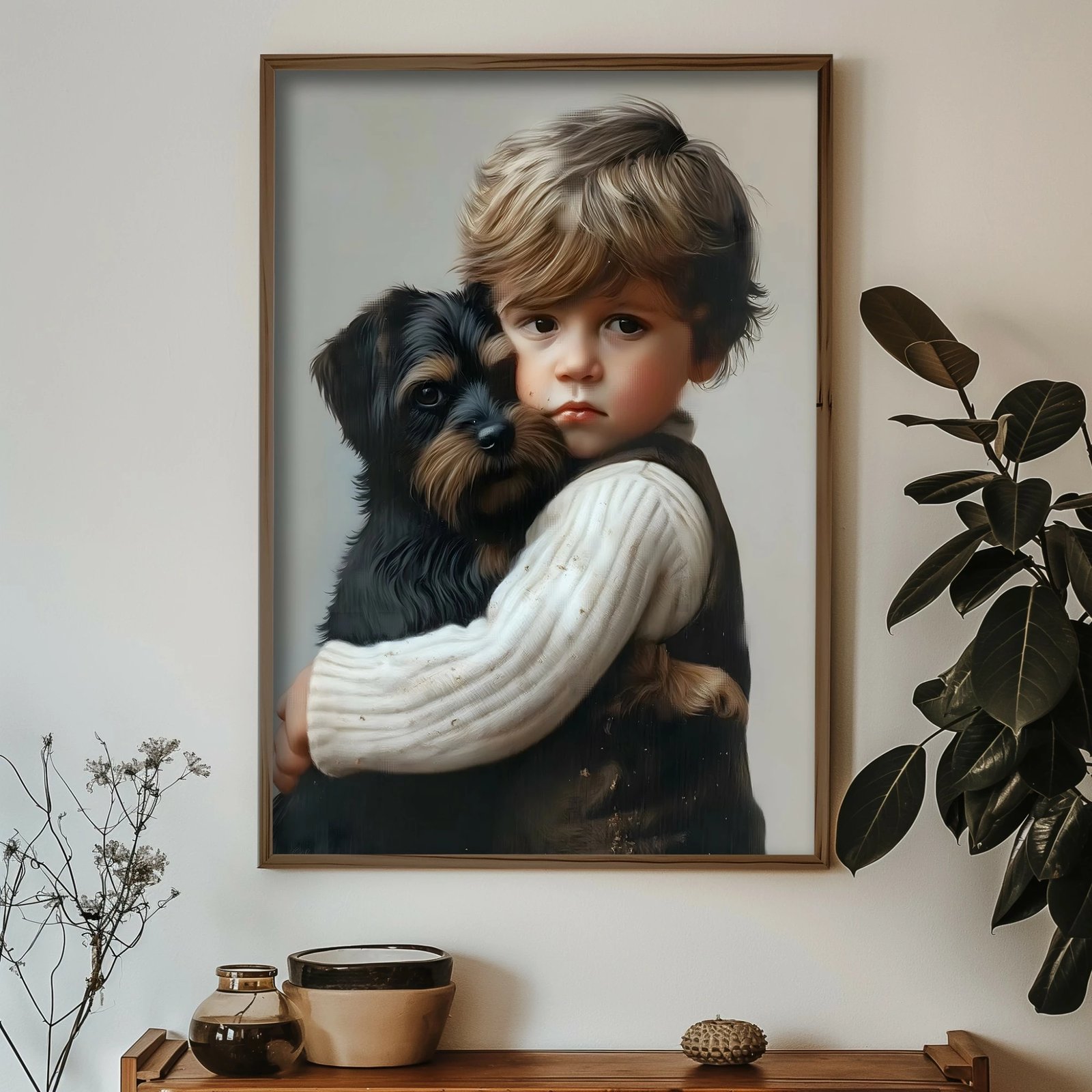 Pikturë dekorative me kornizë MDF, Wallity, GE227-L