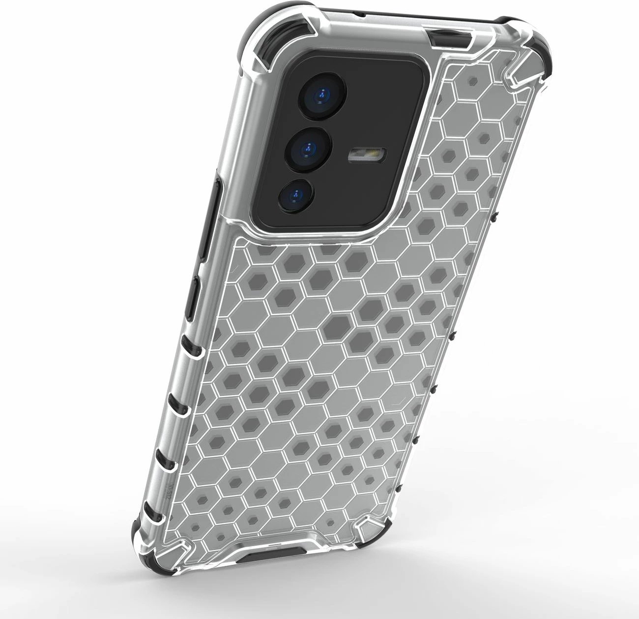 Mbështjellës Hurtel honeycomb për Vivo V23 5G, i zi Mbështjellës Hurtel honeycomb për Vivo V23 5G, i zi