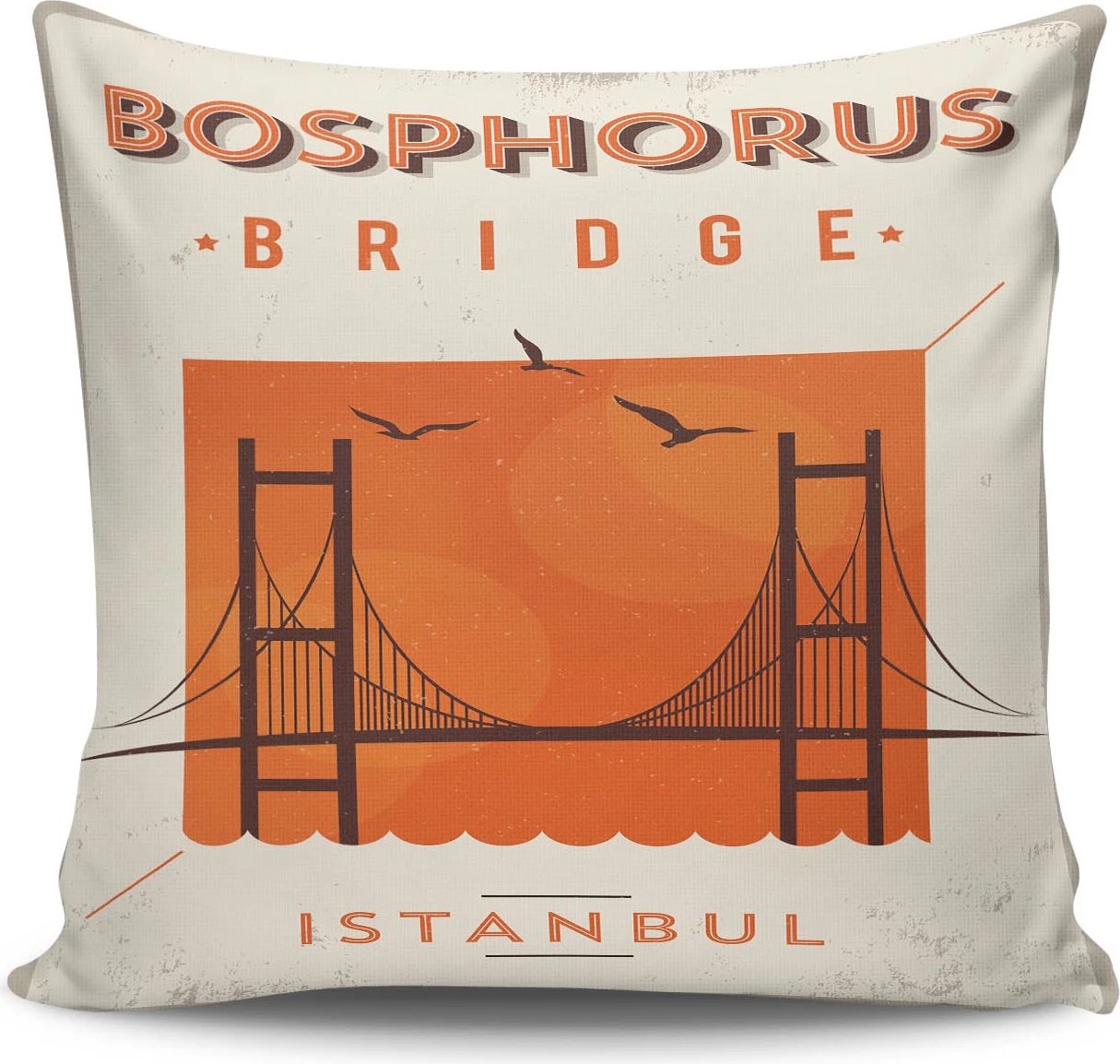 Jastëk Aberto Design, NKRLNT-022, shumëngjyrësh, 43x43cm