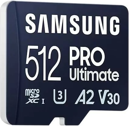 Kartelë memorie microSD Samsung PRO Ultimate 512GB me adapter SD