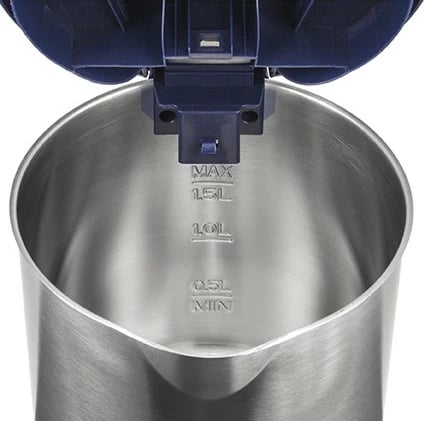Zierës uji UNOLD 18018, 1.5L, 2200W, inox, blu