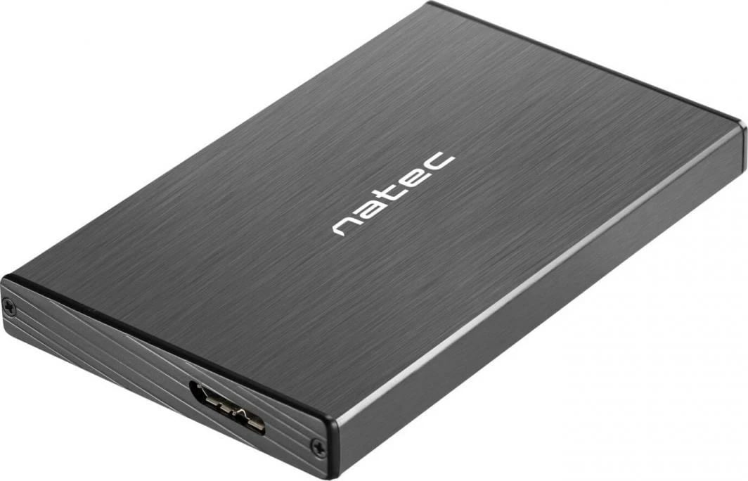 Kuti për disk HDD/SSD, NATEC RHINO GO, 2.5", e zezë