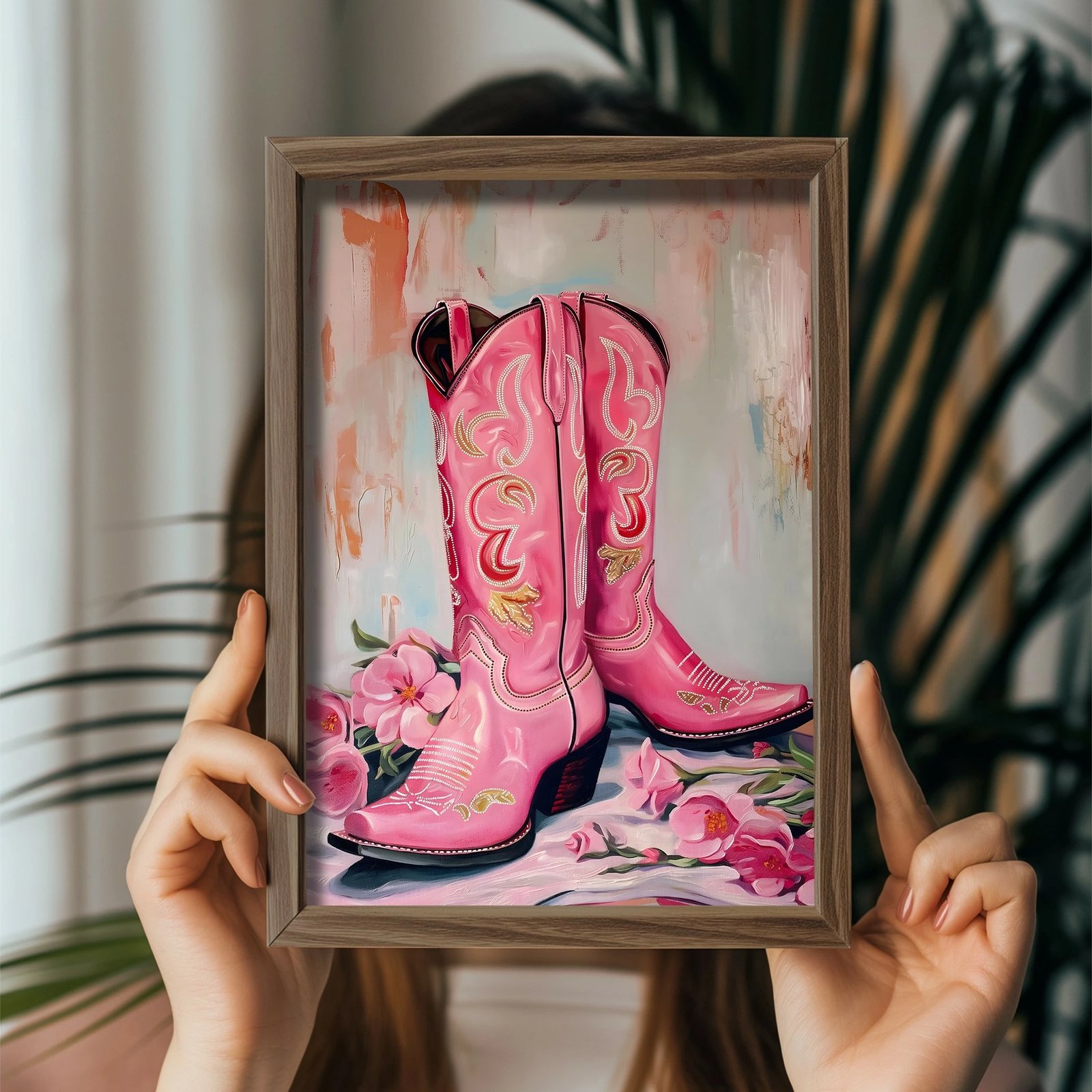 Pikturë dekorative me kornizë, MDF, Wallity, GE083-L